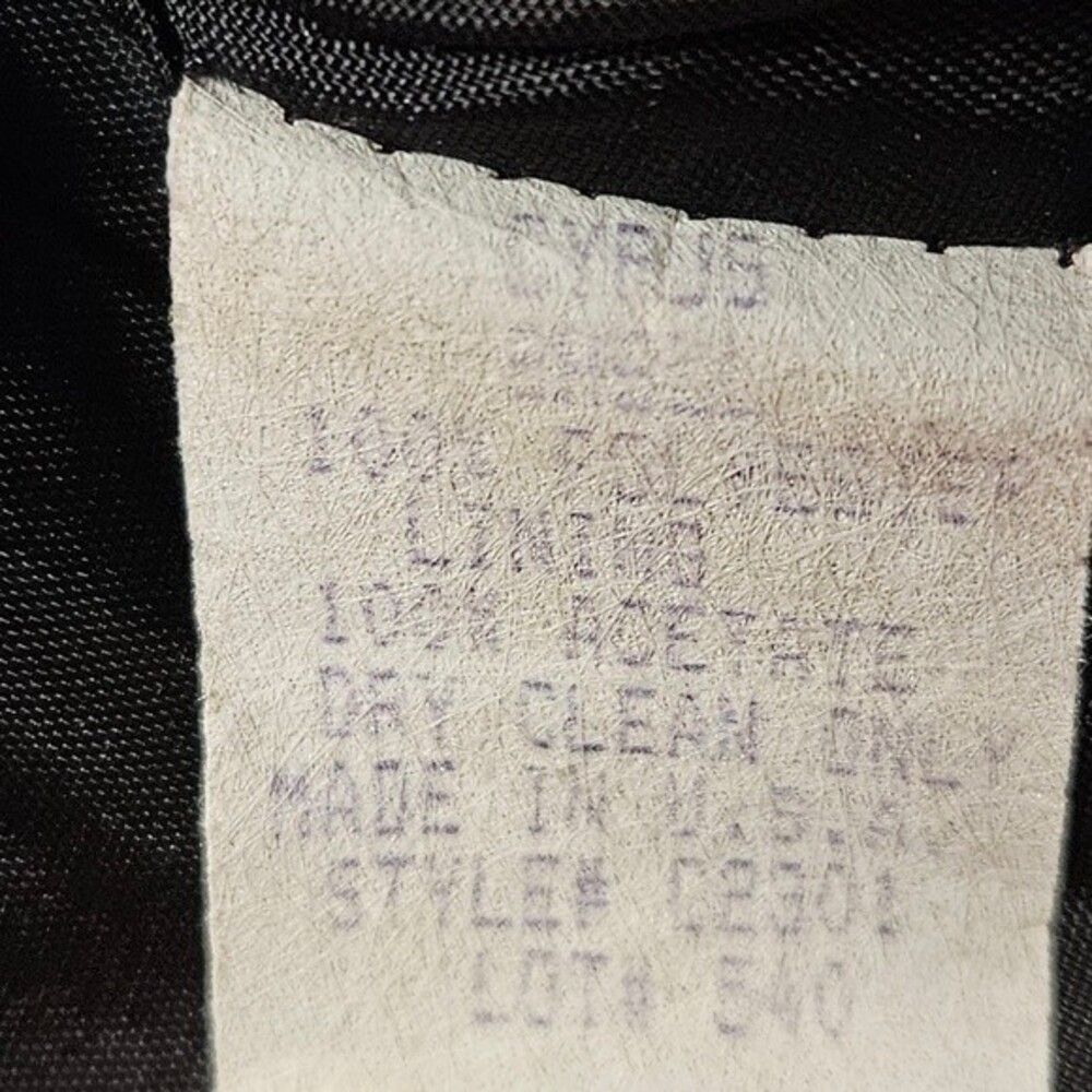 Cache Cyrus Black Cutaway Loop Button Front Tuxed… - image 7